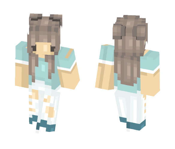 ~McSisters~ Sand and Waves - Female Minecraft Skins - image 1