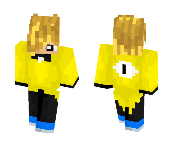Human Bill Cipher - Male Minecraft Skins - image 1