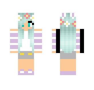 Summer Girl w/ bunny ears - Girl Minecraft Skins - image 2