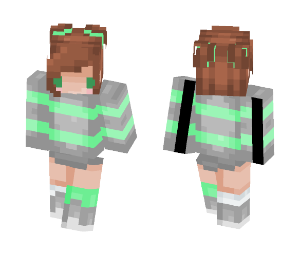 ק๏קt๏ครt™ Very Green - Female Minecraft Skins - image 1