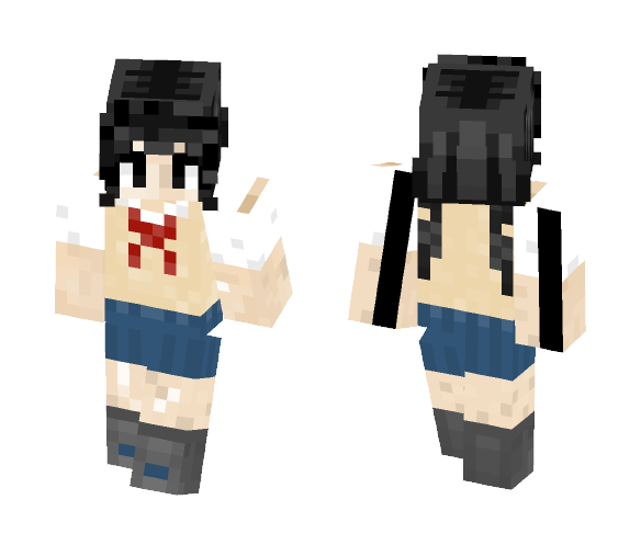 Japan School Girl - Girl Minecraft Skins - image 1