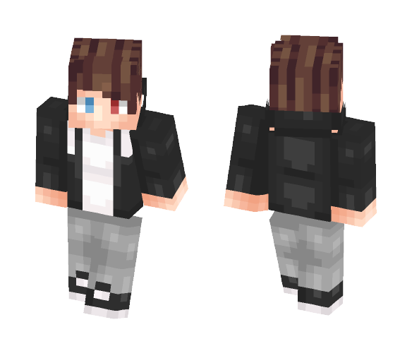Retr0_ (new) + Costume Version - Male Minecraft Skins - image 1