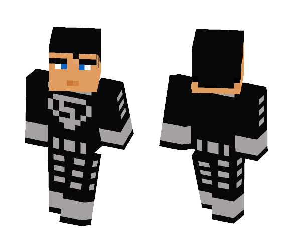 Black suit superman - Male Minecraft Skins - image 1
