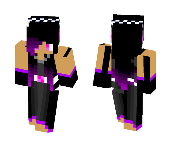 My Official Skin!!! Enderman Style - Female Minecraft Skins - image 1