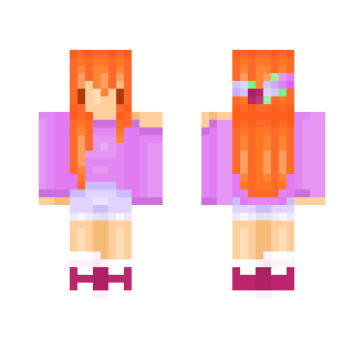 ~McSisters~ Bright Flower Girl - Girl Minecraft Skins - image 2