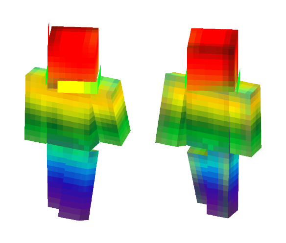 Rainbow Person - Interchangeable Minecraft Skins - image 1