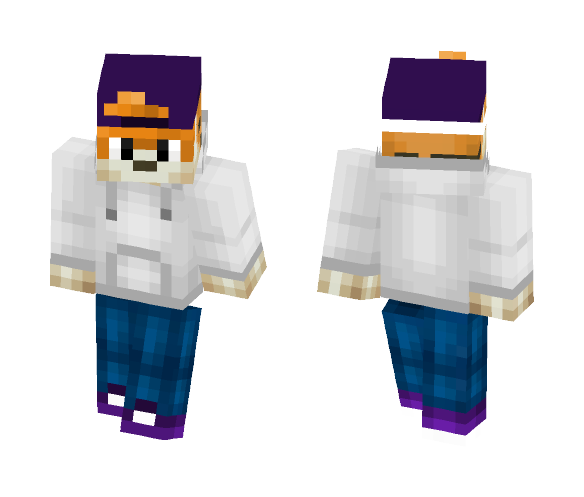 Tiger in a hoodie - Male Minecraft Skins - image 1