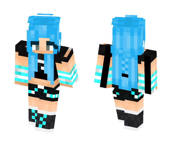 Tried new hair - Female Minecraft Skins - image 1