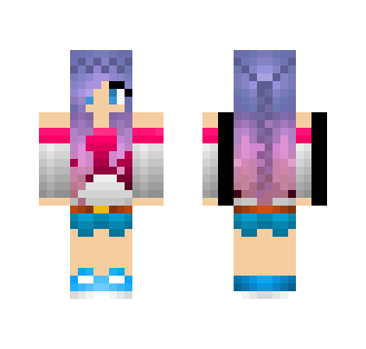 Cute purple-ish Girl - Cute Girls Minecraft Skins - image 2