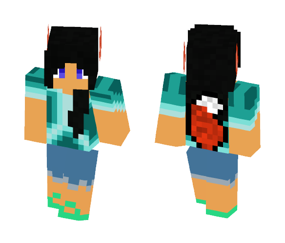 My Character as a Werewolf (Aphmau) - Female Minecraft Skins - image 1