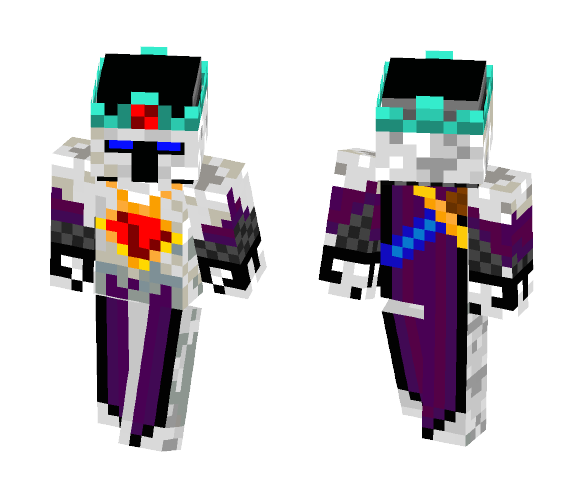 Silver Knight - Male Minecraft Skins - image 1