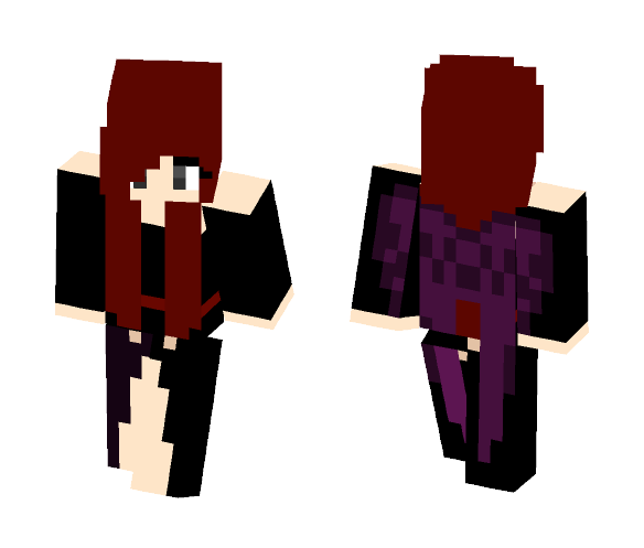 The angel of Darkness - Female Minecraft Skins - image 1
