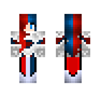 Fire ???? and water ???? - Female Minecraft Skins - image 2