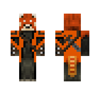 Red Panda hunter (orange) - Male Minecraft Skins - image 2