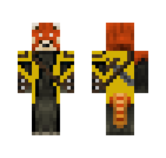 Red Panda hunter (yellow) - Male Minecraft Skins - image 2