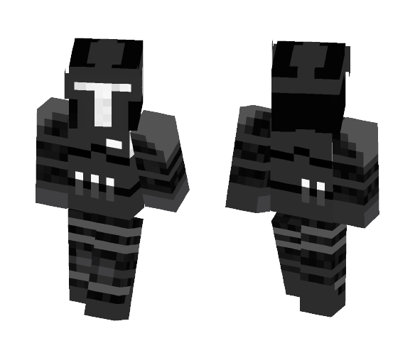 Futuristic Soldier (Black) - Male Minecraft Skins - image 1