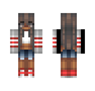 Red & White - Female Minecraft Skins - image 2