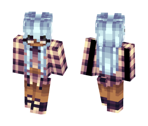 Faded Flannel - Female Minecraft Skins - image 1
