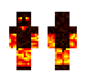 Magma Steve - Male Minecraft Skins - image 2