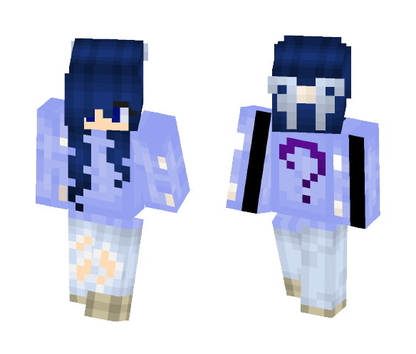 Questions Sweater - Female Minecraft Skins - image 1