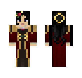 Red Gown (Lotc) - Female Minecraft Skins - image 2