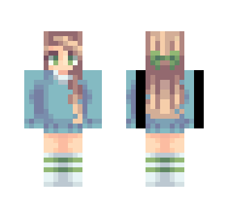 Girl in Aqua - Girl Minecraft Skins - image 2