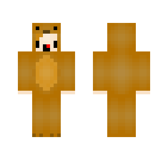 LittleBearOnesie - Male Minecraft Skins - image 2