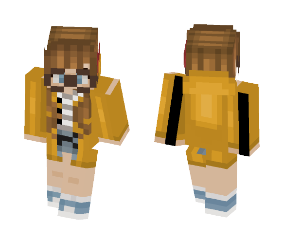 Oops I nearly forgot my glasses! - Female Minecraft Skins - image 1