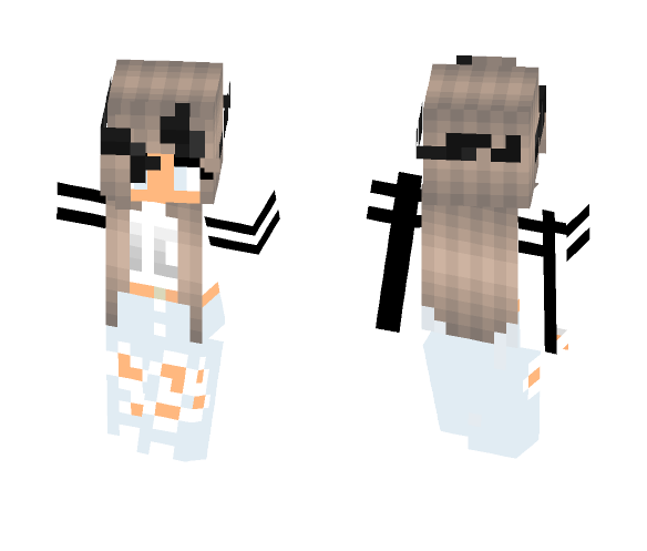 A bright girl - Girl Minecraft Skins - image 1