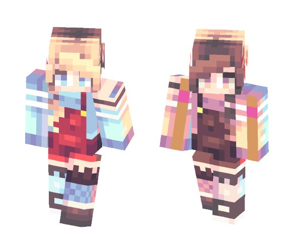 Sisters-Bad day - Female Minecraft Skins - image 1