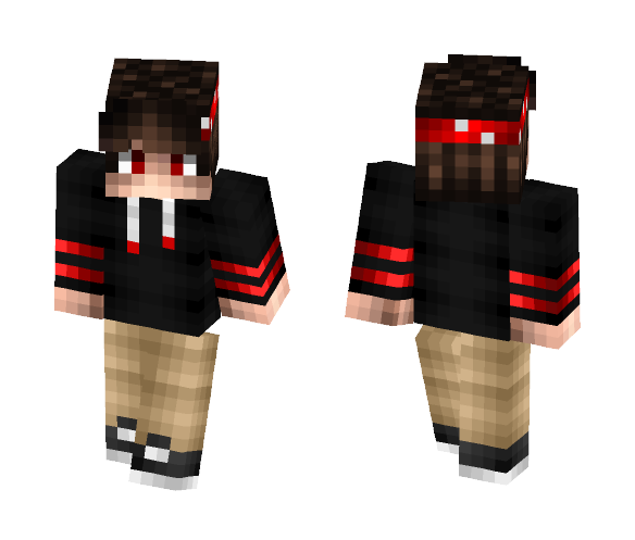Red Banded, Male - Male Minecraft Skins - image 1