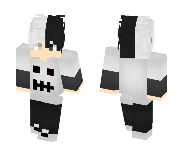 Black n' White - Male Minecraft Skins - image 1