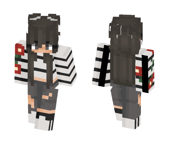∝One With the Flowers∝ - Female Minecraft Skins - image 1