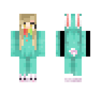Bunny Onesie - Female Minecraft Skins - image 2