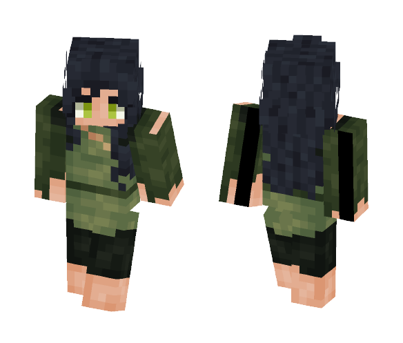 Very Green - Female Minecraft Skins - image 1