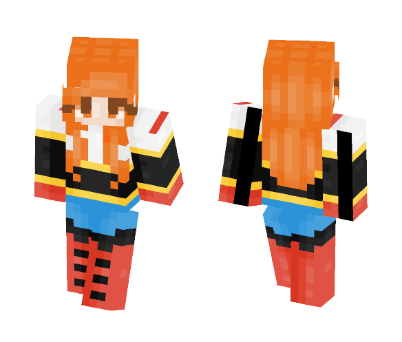Undertale - Papyrus Girl - Girl Minecraft Skins - image 1