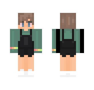 ~Overalls twin #1~ - Male Minecraft Skins - image 2