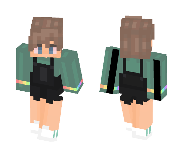~Overalls twin #1~ - Male Minecraft Skins - image 1
