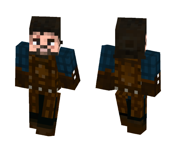 Jon Snow Stark Armour - Male Minecraft Skins - image 1