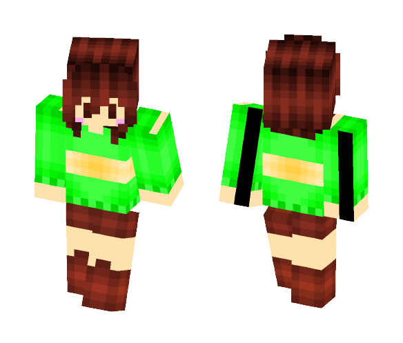 Minecraft Skin | Chara - Undertale - Interchangeable Minecraft Skins - image 1