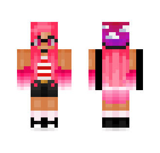 Glasses Pink - Female Minecraft Skins - image 2
