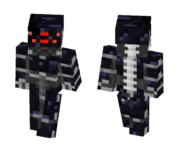 Obsidian Borg - Male Minecraft Skins - image 1