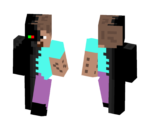 Corropted Steve v2 - Male Minecraft Skins - image 1