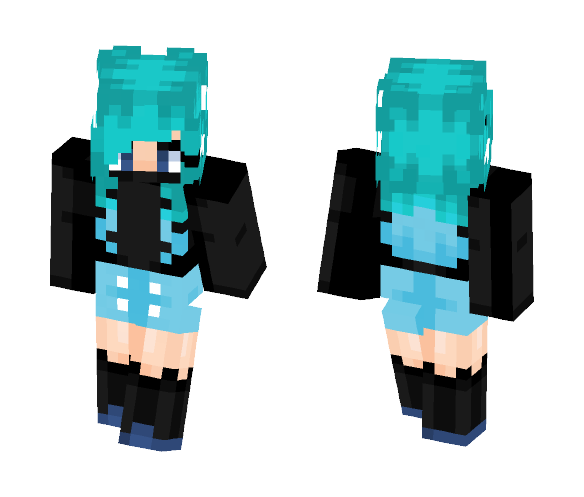 Blue Ninja - sorry for inactivity - Female Minecraft Skins - image 1