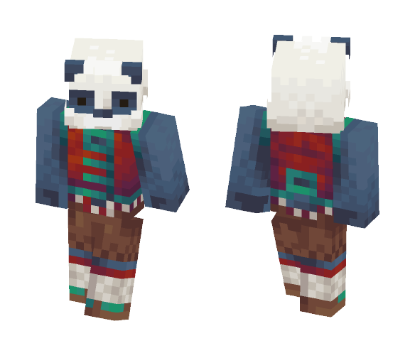 Mr. Panda - Male Minecraft Skins - image 1