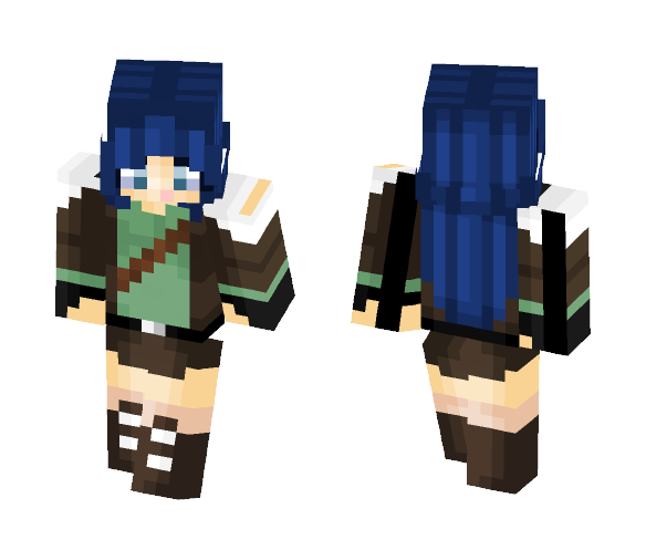 MC Warrior - Female Minecraft Skins - image 1