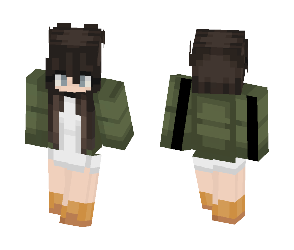 bomber jacket skin - Female Minecraft Skins - image 1