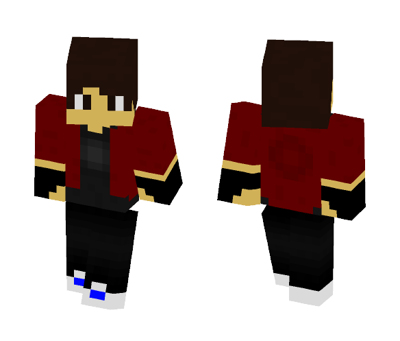 Red Jacket I - Male Minecraft Skins - image 1