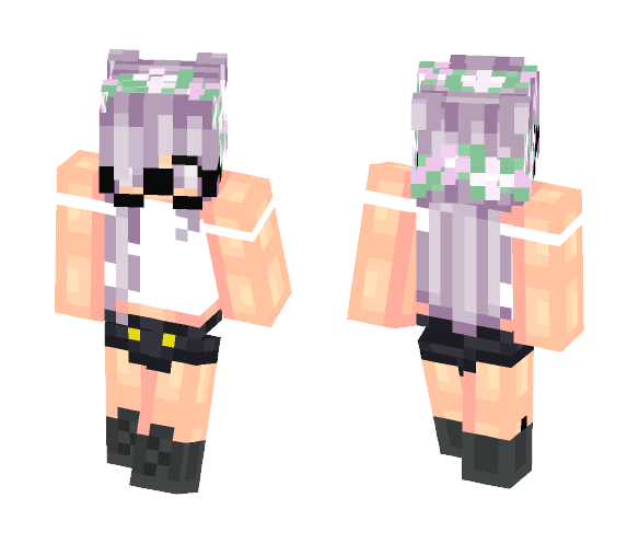 Nerdy girl! (Not finish) - Female Minecraft Skins - image 1
