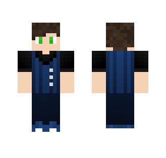 Blue Vest Guy - Male Minecraft Skins - image 2